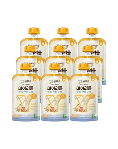 [보리보리] 상하목장 마이리틀 사과바나나 85g 9팩