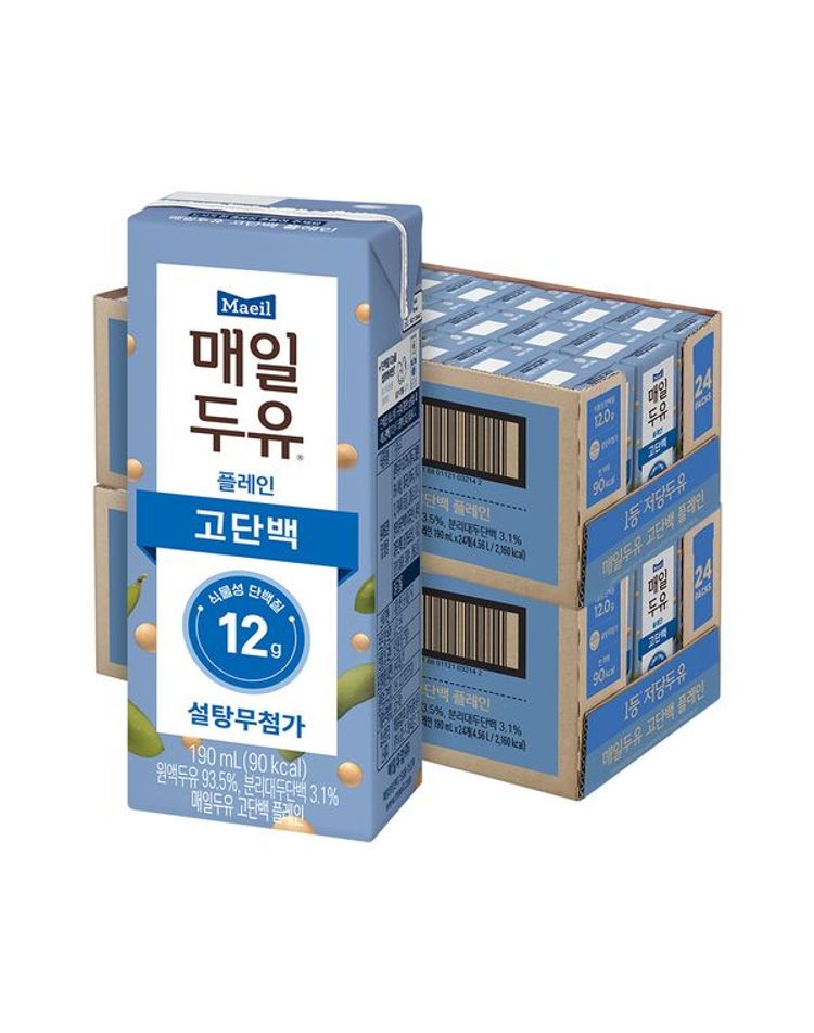 매일유업 [매일유업] [보리보리] 매일두유 고단백 190ml 48팩 식물성음료 FBRMXX00191