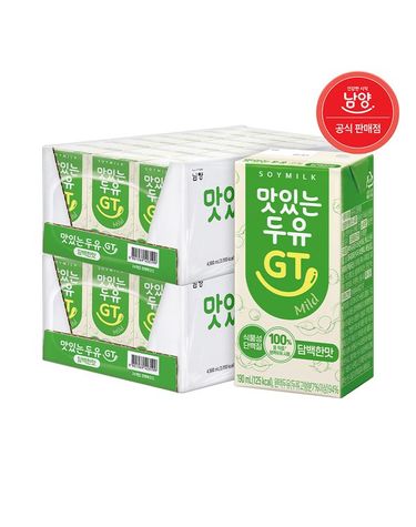 [보리보리] 맛있는두유GT 담백 190ml 48팩