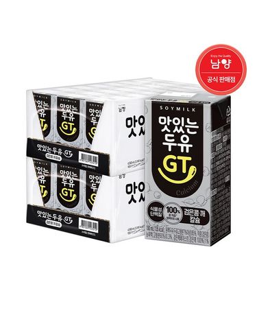 [보리보리] 맛있는두유GT 검은콩깨 190ml 48팩