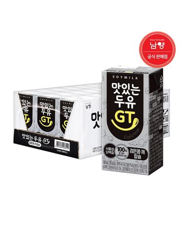 [보리보리] 맛있는두유GT 검은콩깨 190ml 24팩