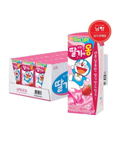 [보리보리] 딸기에몽 멸균 190ml 24팩