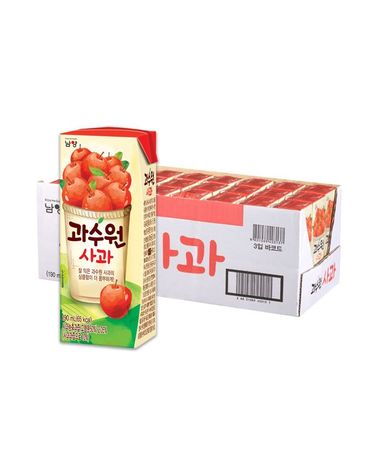 [보리보리] 과수원 사과 190ml 24팩