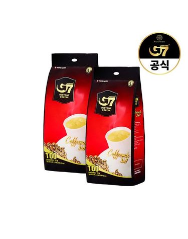 [보리보리]  커피믹스 3 in 1 100T x 2개 총 200개입 / 커피믹스 인스턴트 블랙 스틱 베트남커피