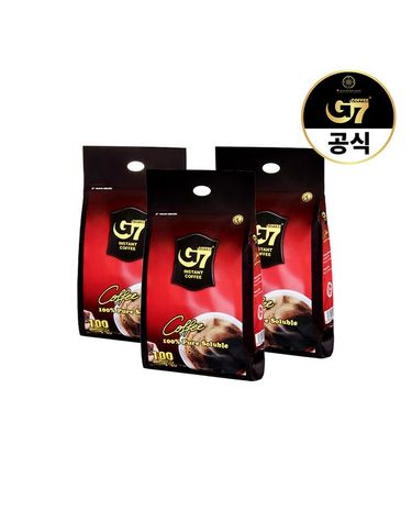 [보리보리]  퓨어 블랙 100개입 x 3개 총 300개입 / 커피믹스 인스턴트 블랙 스틱 베트남커피