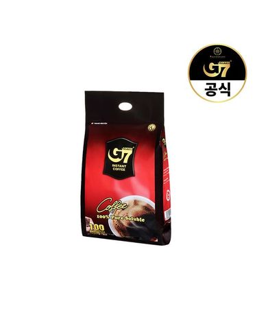 [보리보리]  퓨어블랙 100개입 / 커피믹스 인스턴트 블랙 스틱 베트남커피