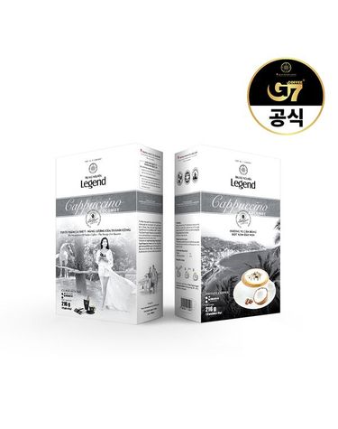 [보리보리] 쭝웬 레전드 카푸치노 코코넛향 12T / 인스턴트 베트남  스틱 커피 믹스
