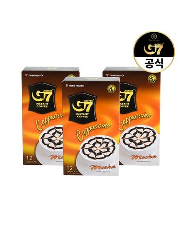 [보리보리]  카푸치노 모카향 12개입 x 3개 총 36개입