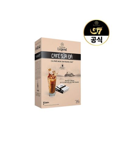 [보리보리] 쭝웬 레전드 연유커피 카페 쓰어다 9T / 인스턴트 카페라떼 베트남  수아다 커피 믹스
