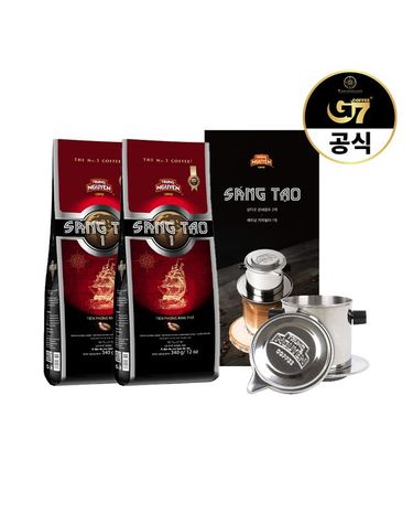 [보리보리] 쭝웬 상타오 1 원두커피 340g X 2개 + 이녹스 커피필터 증정