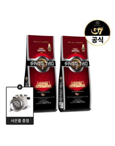 [보리보리] 쭝웬 상타오2 원두커피 340g 베트남PKG 내수용 + 이녹스 커피 필터 증정