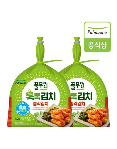 [보리보리]  톡톡김치 총각김치1.4kg x 2봉