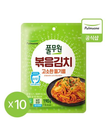 [보리보리]  들기름 볶음김치 190g 10개
