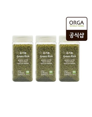 [보리보리] 유기농 Green Rice 450g x 3개