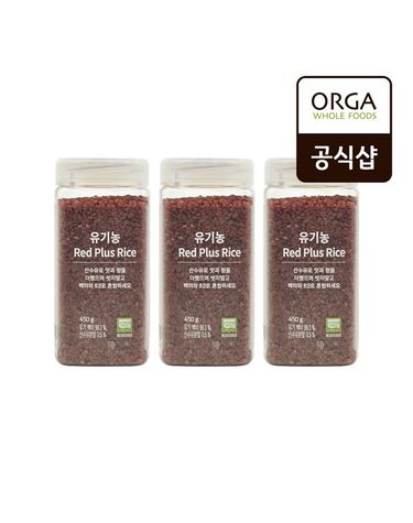 [보리보리] 유기농 Red Plus Rice 450g x 3개