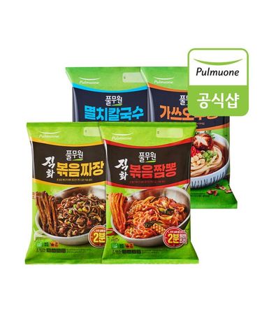 [보리보리]  짜장2인+짬뽕2인+우동2인+멸치칼국수2인