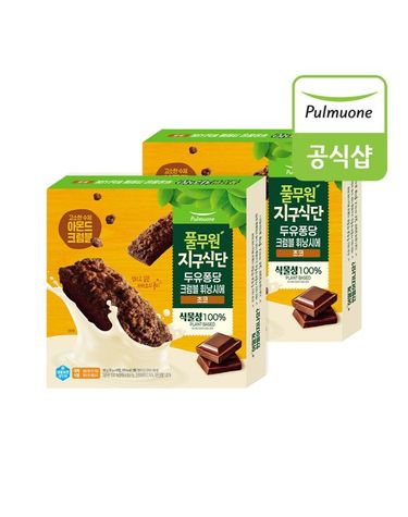 [보리보리]  지구식단 두유퐁당 크럼블 휘낭시에 초코 32gx6개입 x 2개