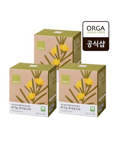 [보리보리] ORGA 유기농 루이보스티 1.3g10입 x 3개