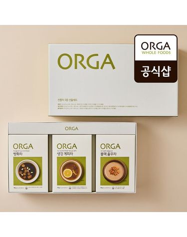 [보리보리] ORGA 전통차 3종 선물세트 24포