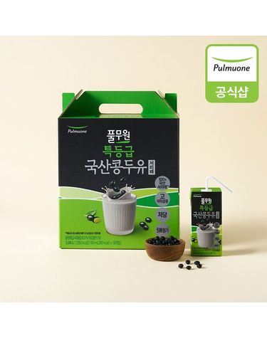풀무원 [보리보리] 특등급 국산콩두유 서리태190mlx16개입3.04L