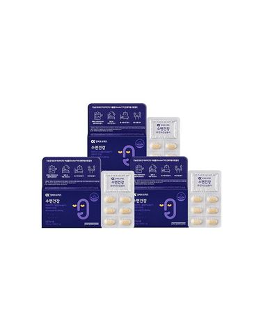 [보리보리] 알파프로젝트 수면건강 700mg x 30정 3박스