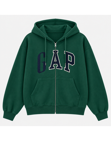 PUBLUX GAP 별주 디자인 로고 기모 후드집업 3124430400001