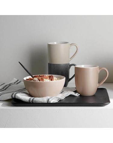 아사셀렉션 우드 버드나무 사각 쟁반 36x28cm (블랙)