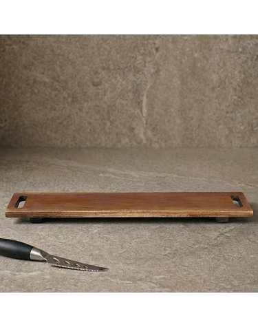아사셀렉션 우드 아카시아 보드 60x13cm (받침있음)