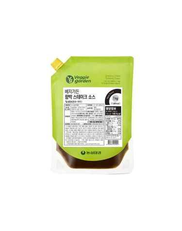 [보리보리] 베지가든 함박스테이크 소스 1kg 식물성 1개