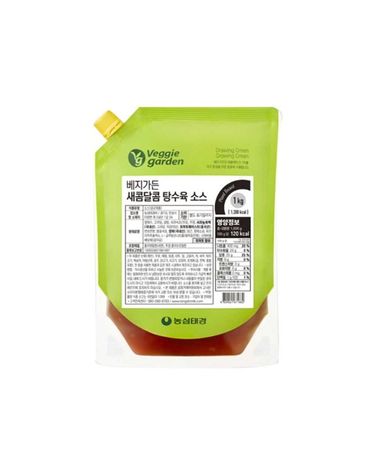 [보리보리] 베지가든 탕수육소스 1kg 식물성 1개
