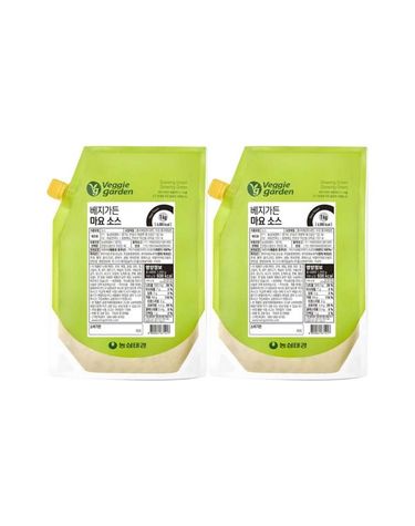 [보리보리] 베지가든 마요소스 1kg 식물성 2개