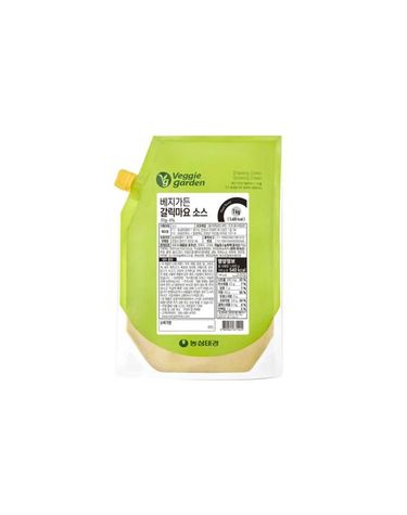 [보리보리] 베지가든 갈릭마요소스 1kg 식물성 1개