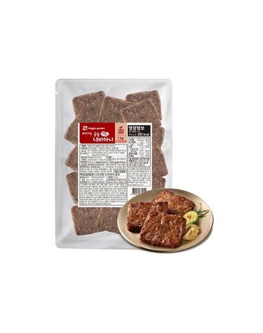 [보리보리] 베지가든 궁중 너비아니 1kg 대용량 식물성 대체육 1개