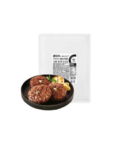 [보리보리] 베지가든 숯불향 떡갈비 960g 대용량 식물성 대체육 1개
