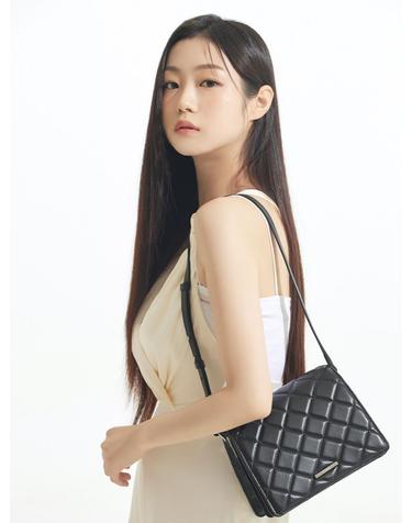 Quilting BAG - BLACK (퀼팅 숄더백 블랙)