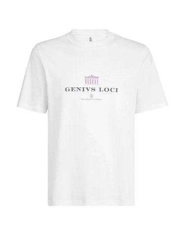 브루넬로 쿠치넬리 26SS GENIUS LOCI 프린팅 반팔티셔츠 M0B138520 CFC06