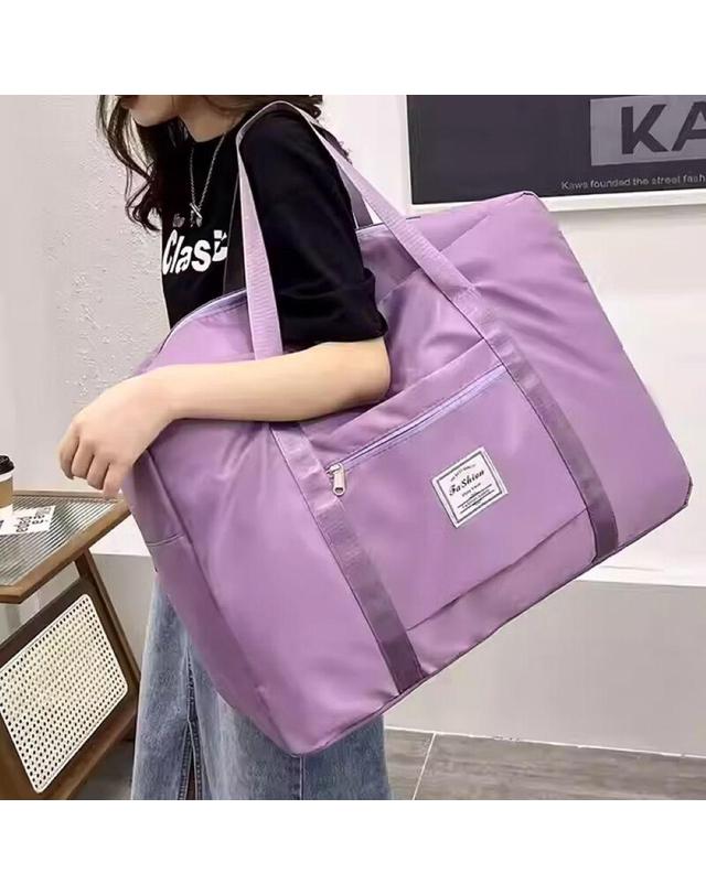 사만킬로미터 40000 km 대용량 여행용 보조 가방 기내용 폴딩백 트래블 캐리어 결합백 착용컷