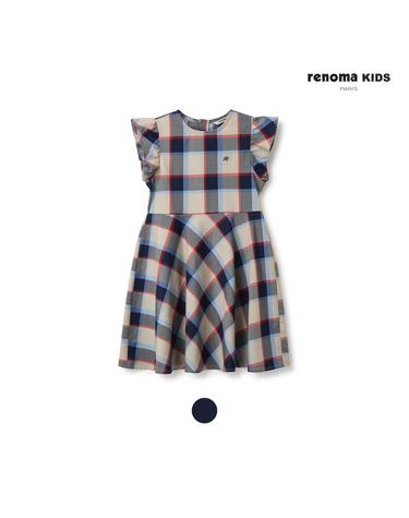[레노마키즈_LF몰 단독가] 시그니처체크플레어원피스 (R2322O603-T)