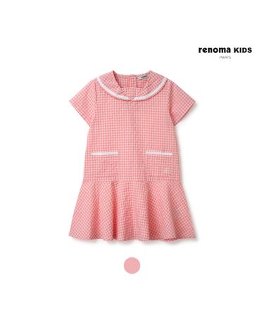 [레노마키즈_LF몰 단독가] 썸머마린체크원피스 (R2322O620-T)