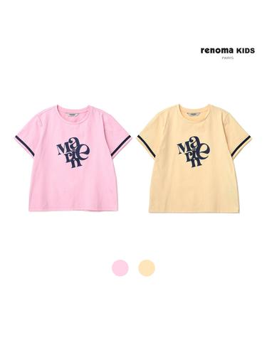 [레노마키즈_LF몰단독] 여아소매테이프장식티셔츠 (R2325T176-T)