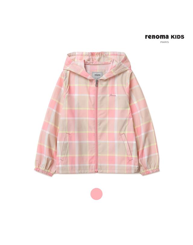 레노마 키즈 레노마키즈 여아시그니쳐체크점퍼 (R2320J054-T) 착용컷