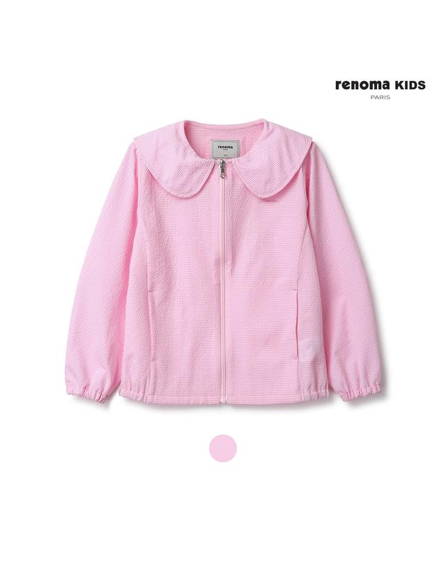 레노마 키즈 레노마키즈 여아카라잔체크점퍼 (R2320J057-T) 착용컷