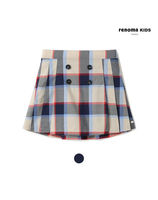 레노마 키즈 레노마키즈 시그니처체크주름스커트 (R2321S651-T) 착용컷