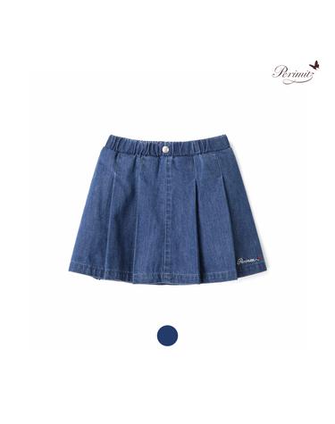 [페리미츠_LF몰 단독가] 데님 주름 스커트 (P2321S602-T)