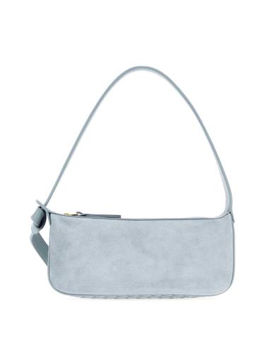 [해외직구][X45]BOTTEGA VENETA 876370V6T61 1676 여성 토트백 쇼퍼백 탑핸들백 핸드백 Light blue suede and nappa leather Nodo shoulder bag