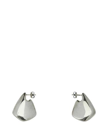 [해외직구][X45]보테가 베네타 786204V5070 8117 여성 귀걸이 피어싱 이어링 Silver Fin earrings