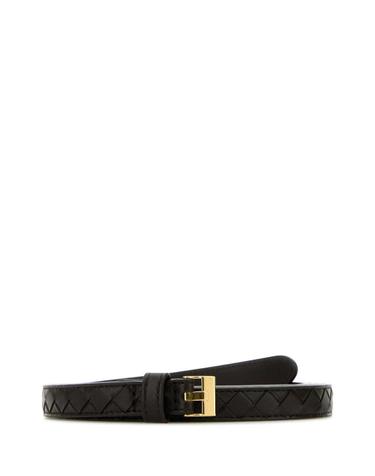 [해외직구][X45]보테가 베네타 805582V4R01 2190 여성 벨트 허리띠 Dark brown leather Watch belt