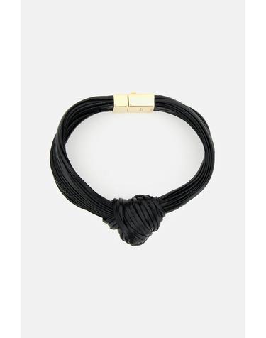 [해외직구][G95]보테가 베네타 857356VAHUA1000 여성 모자 스카프 주얼리 가방 KNOT LEATHER BRACELET
