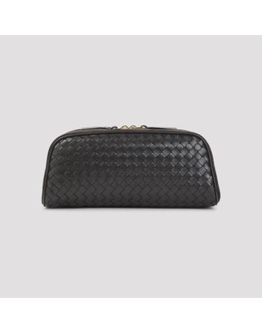[해외직구][D14]보테가 베네타 876512V0HW8 2028 ESPRESSO 여성 토트백 탑핸들백 쇼퍼백 Bottega Veneta Nodo Large Pouch Beauty Case