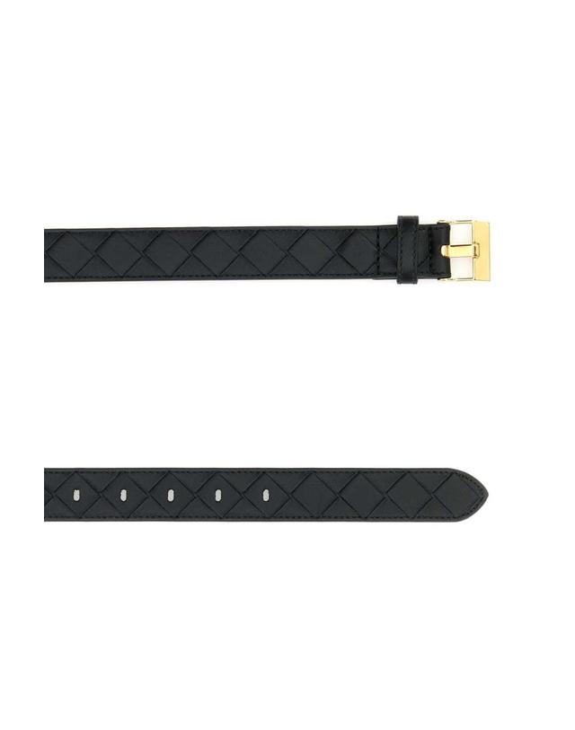 보테가 베네타 [해외직구][X45]보테가 베네타 799048V4R43 1019 여성 벨트 허리띠 Black leather Watch belt 착용컷